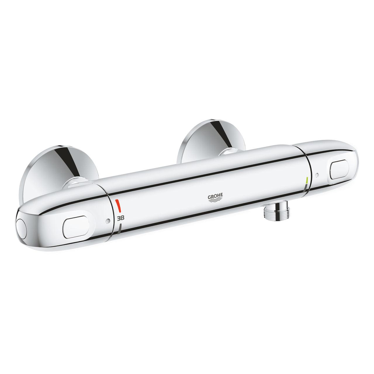 Grohe Grohtherm 1000 thermostatische douchemengkraan chroom met koppelingen