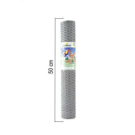 Giardino zeskant verzinkt 25 x 0.8mm x 50cm x 10 meter