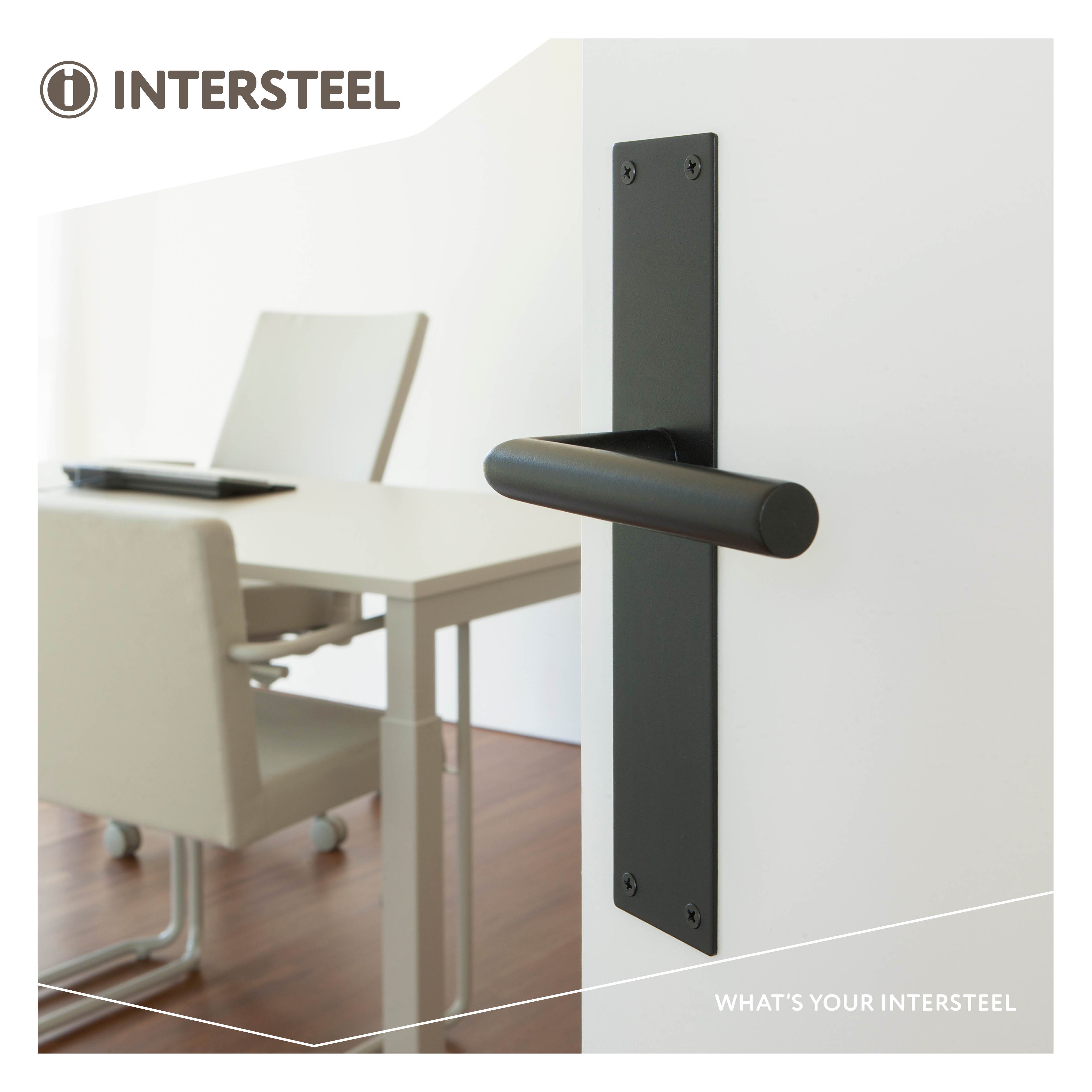 Intersteel Deurkruk Jura blind zwart