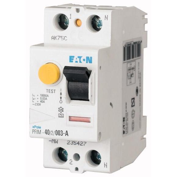 Eaton aardlekschakelaar 30mA / 40A 2polig 1fase