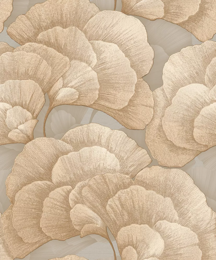 Dutch Wallcoverings Renaissance 2 vliesbehang groen/goud