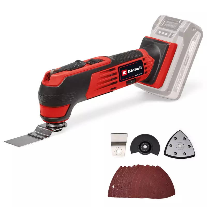 Einhell Accu Multitool TE-MG 18/1 Li Solo - Zonder accu en lader