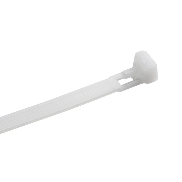 Kabelbinder hersluitbaar wit (25 stuks)