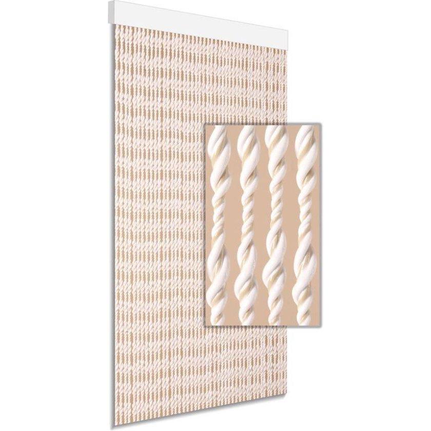 vliegengordijn Ember beige-wit 90x210