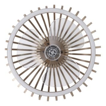 Eglo plafondventilator Espinal met LED verlichting Ø46,3x23,5cm brons