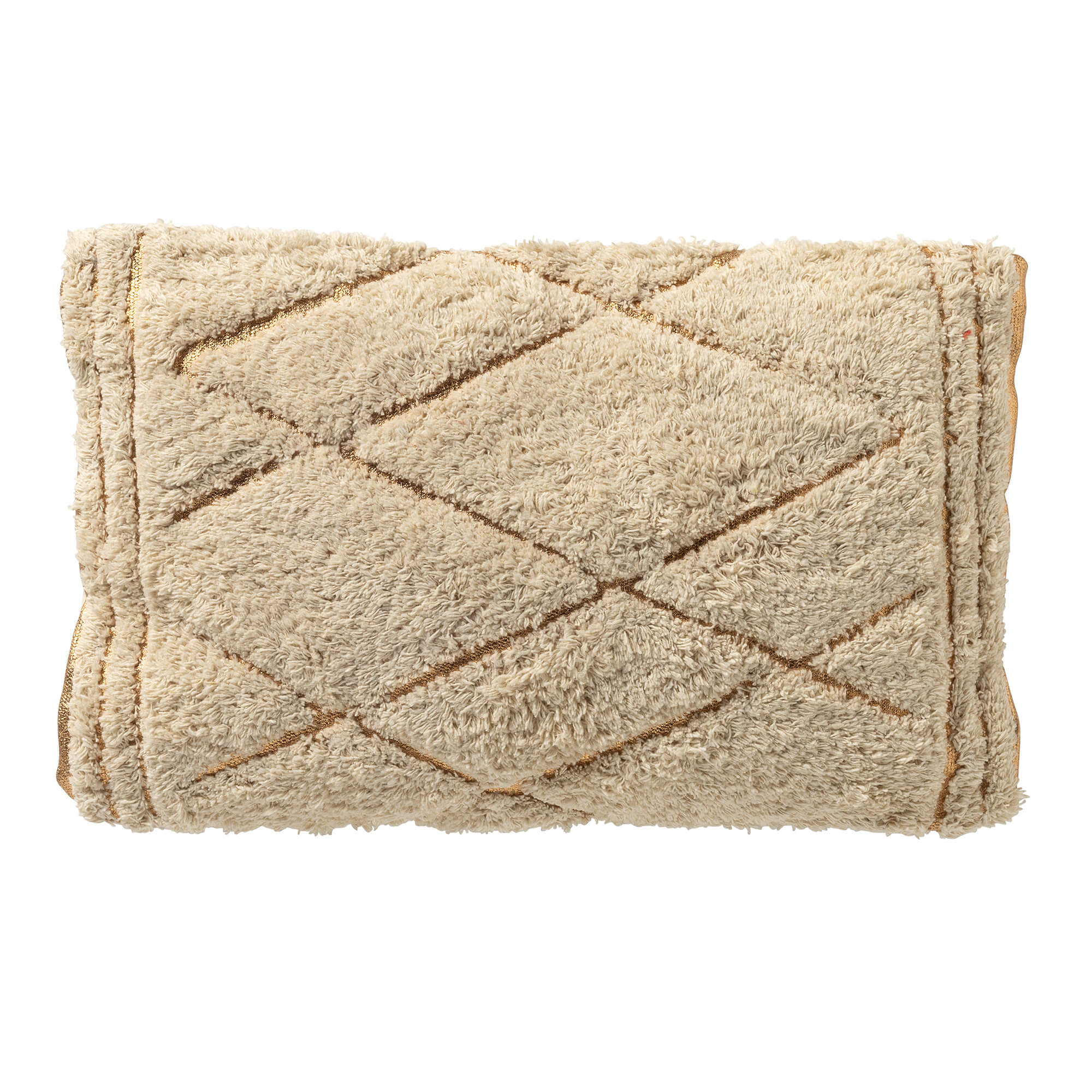 Dutch Decor sierkussen Duuk Beige-Goud 50×30 cm