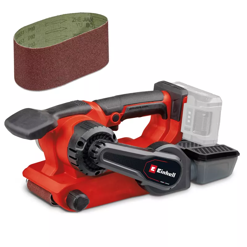 Einhell Accu Bandschuurmachine TP-BS 18/457 Li BL Solo - Zonder accu en lader
