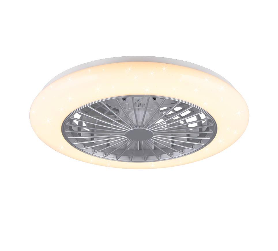 Reality plafondventilator/-lamp Stralsund (incl. 30W LED/3000-6000K/3000lm)