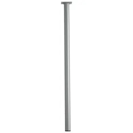 Duraline meubelpoot rond staal 3x70cm grijs 4pp