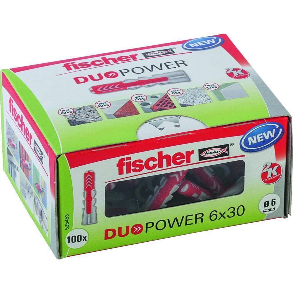 Fischer DUOPOWER 6x30 100 stuks