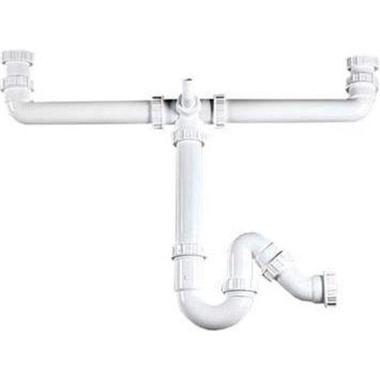 Sifon Doeco Duplo dubble spoelbak