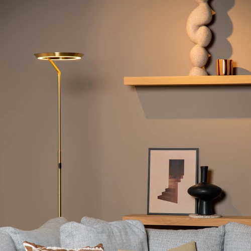 CELESTE Vloerlamp-Mat Go.-?28-LED Dimb.-21W-2700K