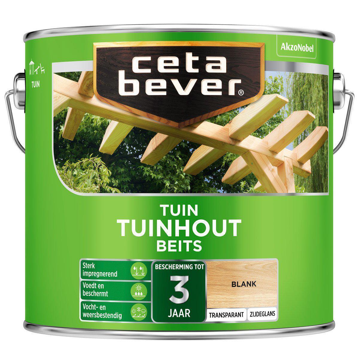Ceta Bever tuinhoutbeits transparant 003 blank 2,5 liter