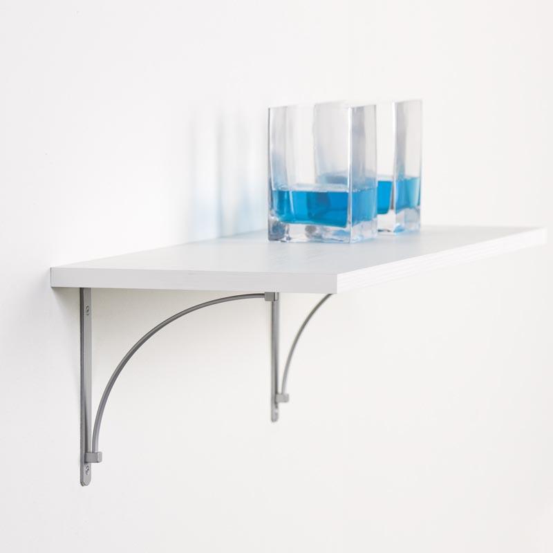 Duraline plankdrager arch mat zilver 19,5x19,5cm 6pp