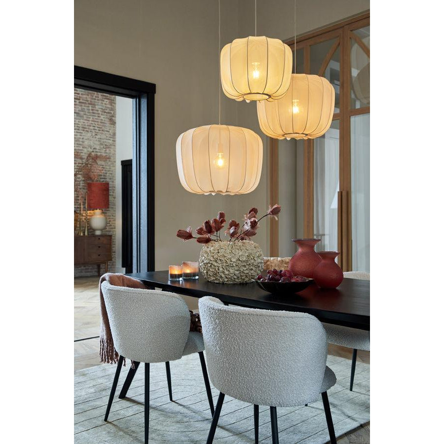 Light & Living hanglamp Plumeria Ø60x45cm bruin