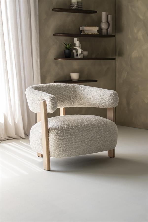 Eleonora fauteuil Lola - beige Hush