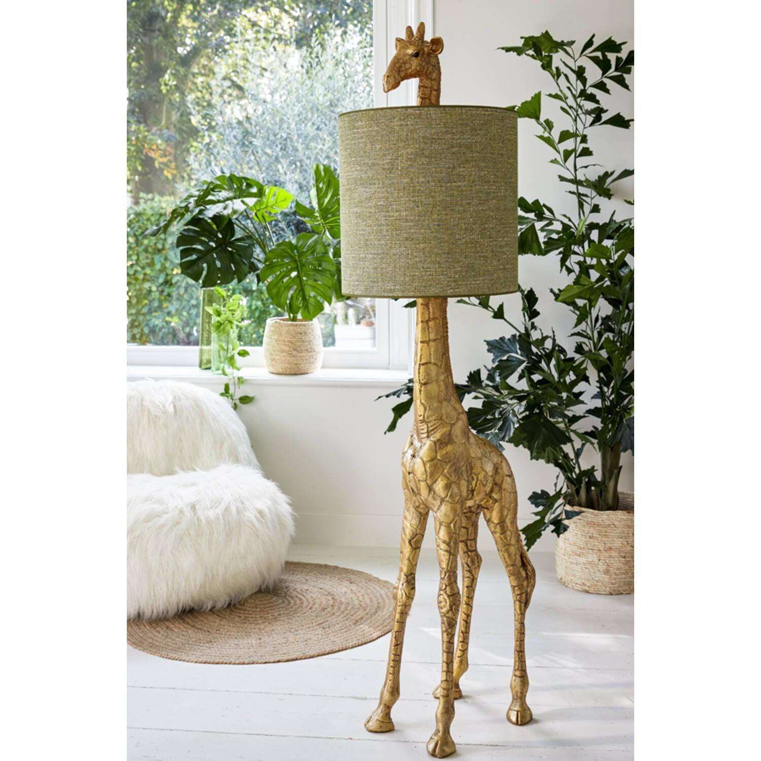 Light & Living vloerlamp Giraffe 44x33,5x184cm brons