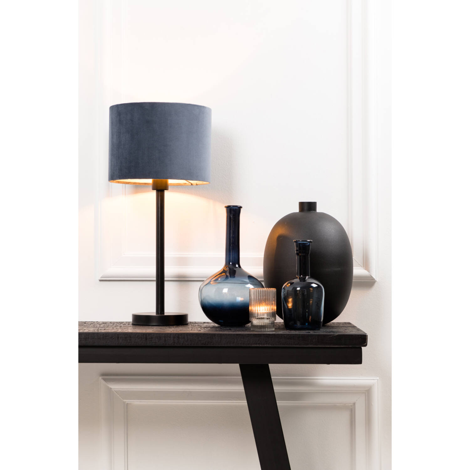 Lamp base ?14x39,5 cm WASHINGTON matt black