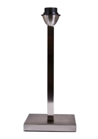 Lifestyle voetlamp silver square foot 15x15x47 
