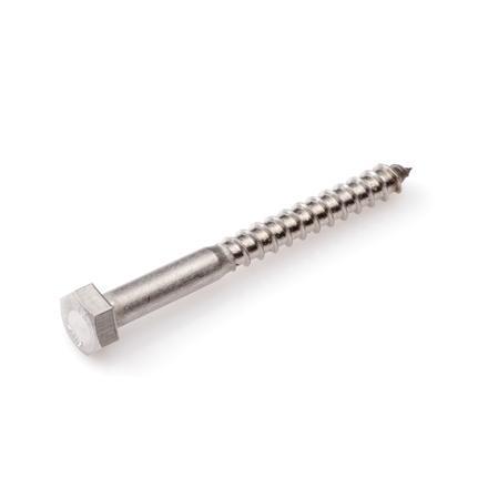 Proftec houtdraadbout RVS-A2 SW-10 DIN571 6x30 (25)