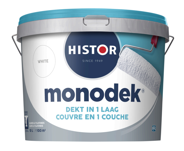 Histor Monodek muurverf wit – Matte binnenmuurverf