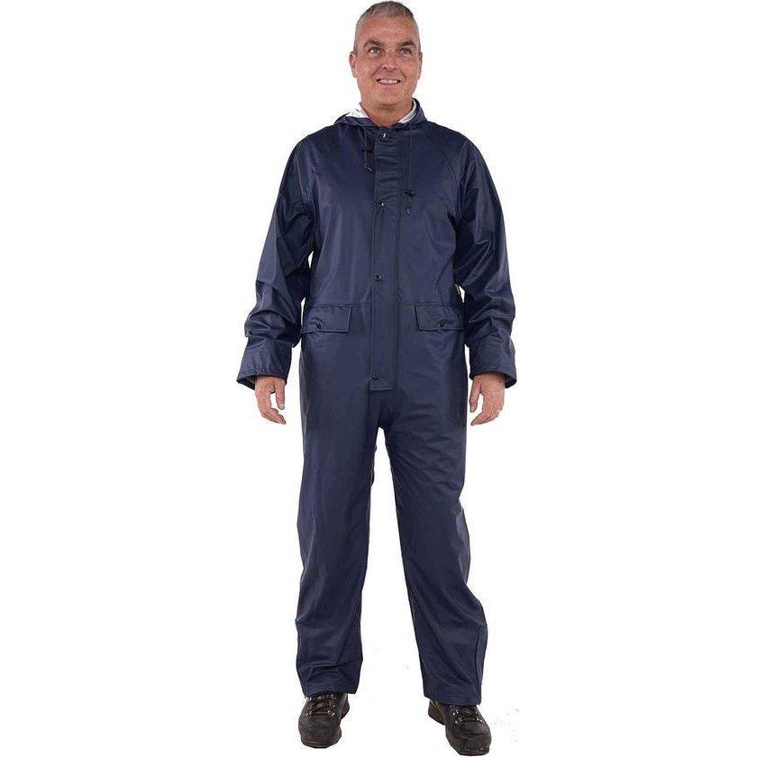 Stretch regenoverall blauw XXXL