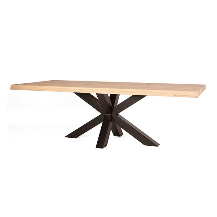 Eleonora Boomstam tafel met spinpoot - 240x100