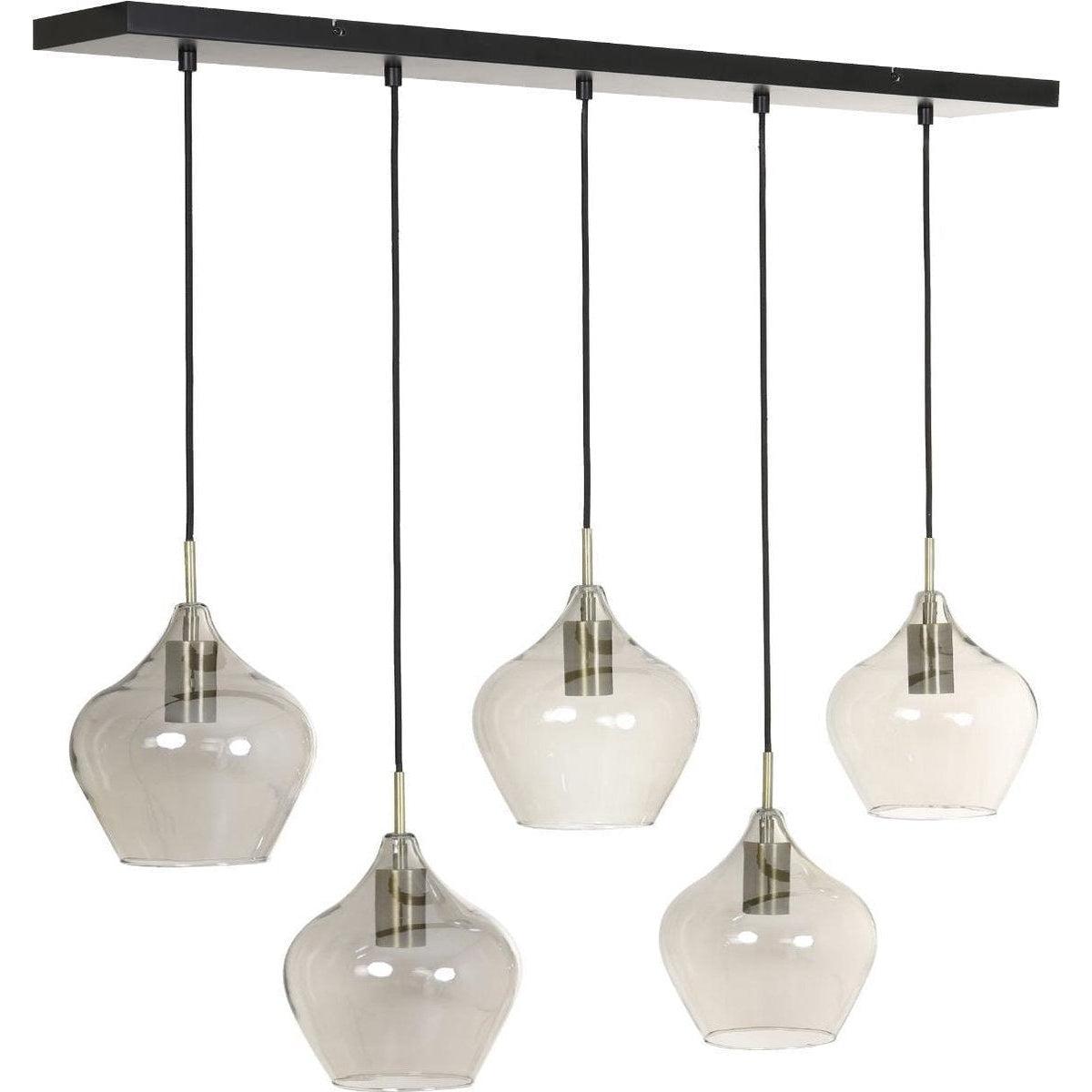 Light & Living hanglamp Rakel 5-lichts brons