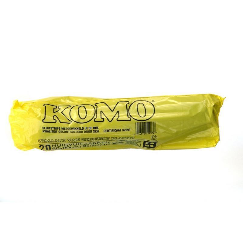 Huisvuilzakken KOMO grijs (20 stuks)