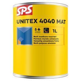 SPS Unitex muurverf 4040 mat D binnen-buiten 1l