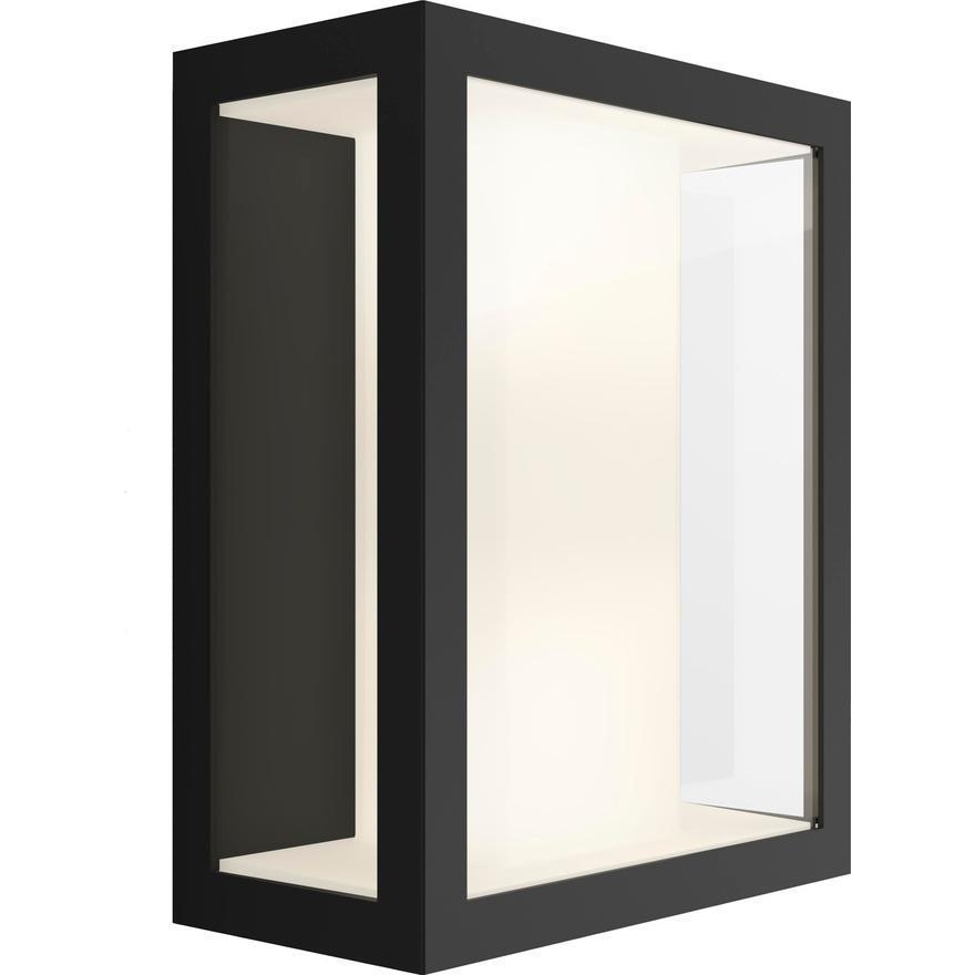 Philips Hue Impress wandlamp vierkant buiten zwart