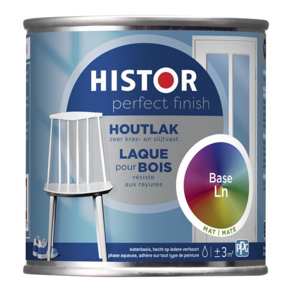 Histor Perfect Finish houtlak mat basis 250ml