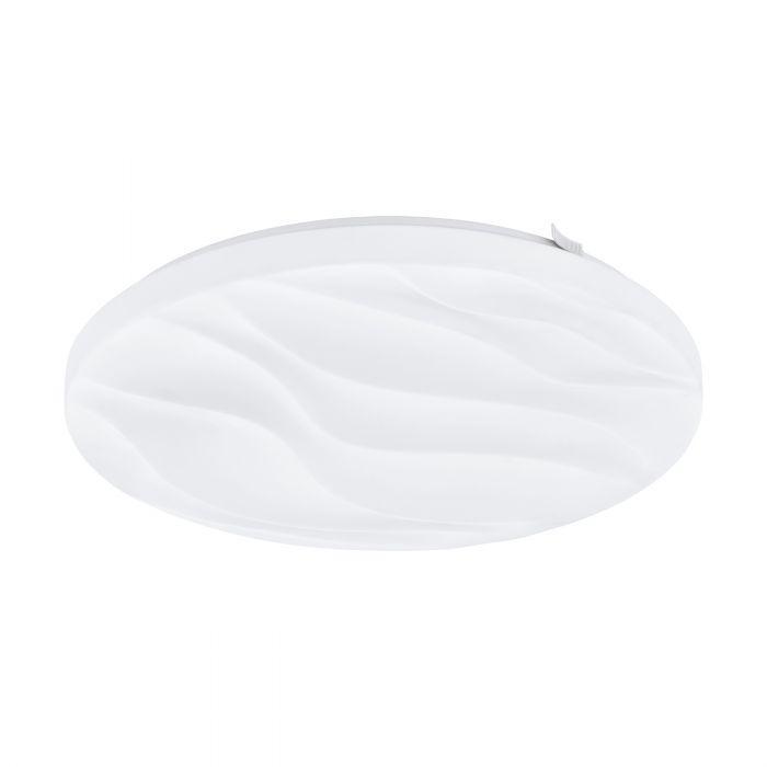 Eglo plafondlamp Benariba LED waves wit