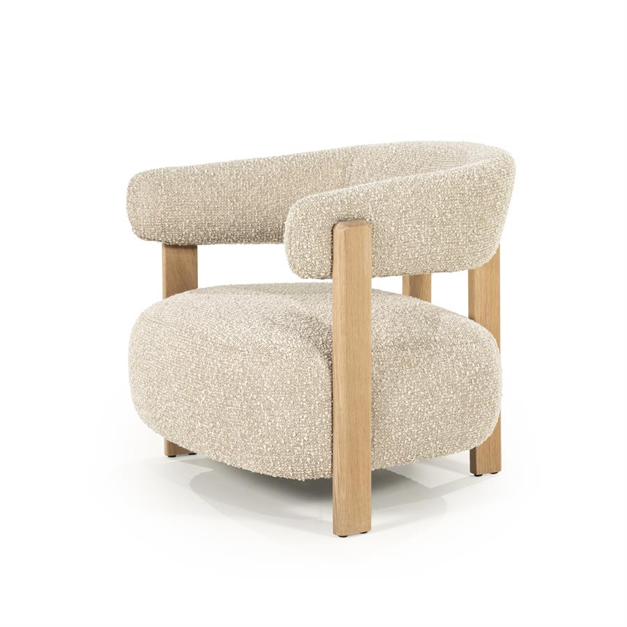 Eleonora fauteuil Lola - taupe Hush