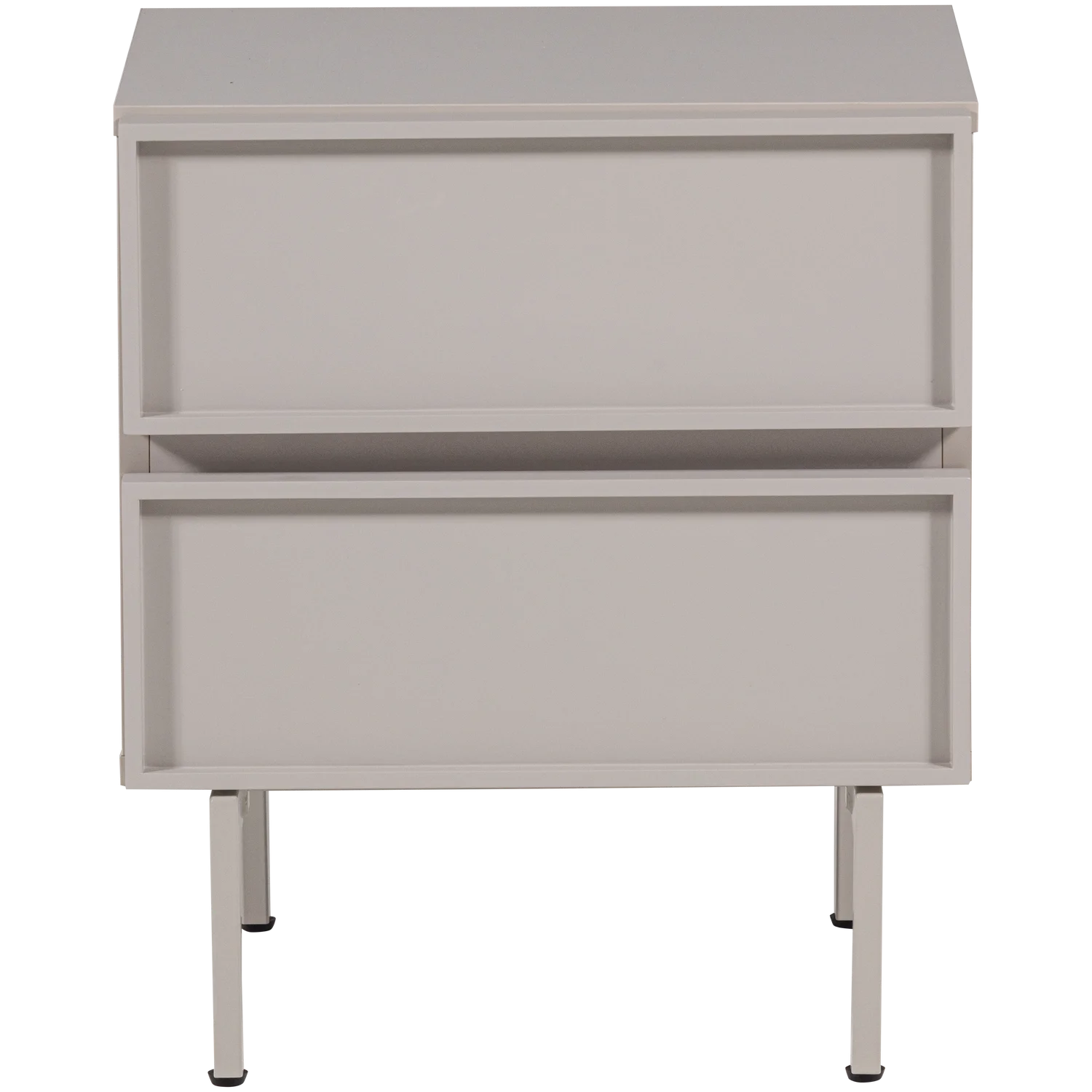 WOOOD Tours ladekast/nachtkastje 2 lades melamine/MDF zand