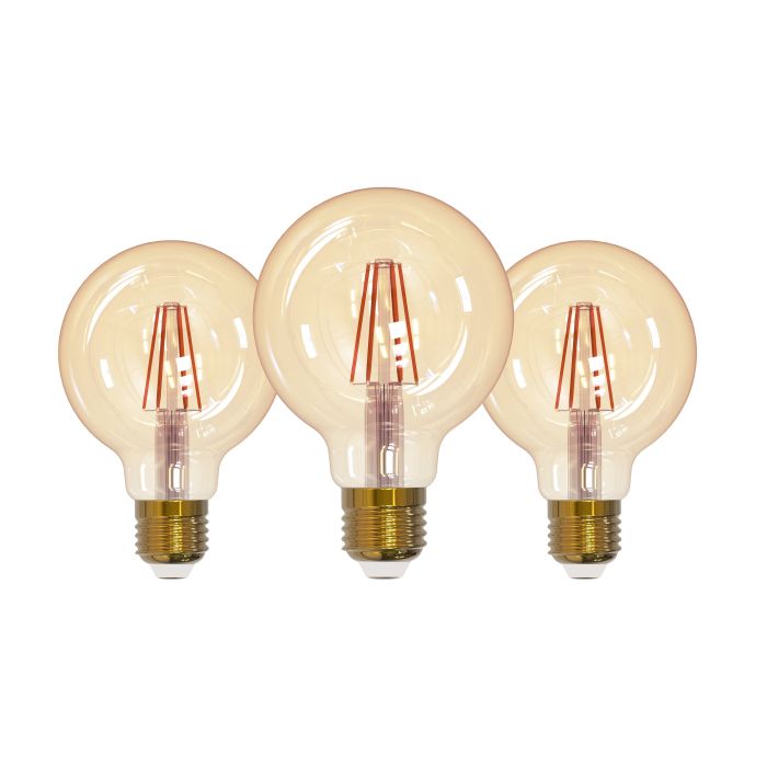 EGLO LB-E27-LED G80 4W AMBER 2200K 3 STK