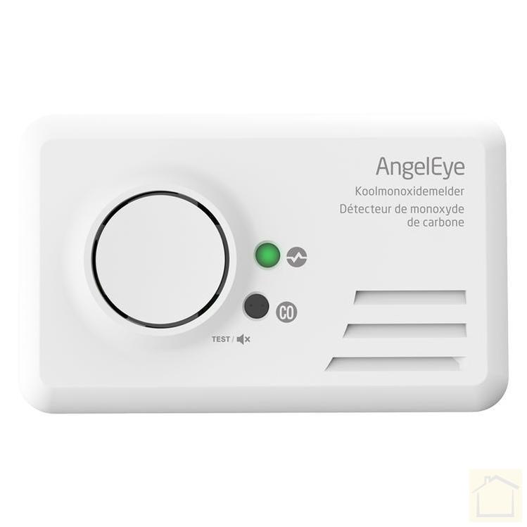 AngelEye koolmonoxidemelder wit basis