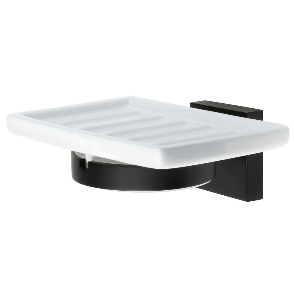 Smedbo zeepschaalhouder House zwart porselein