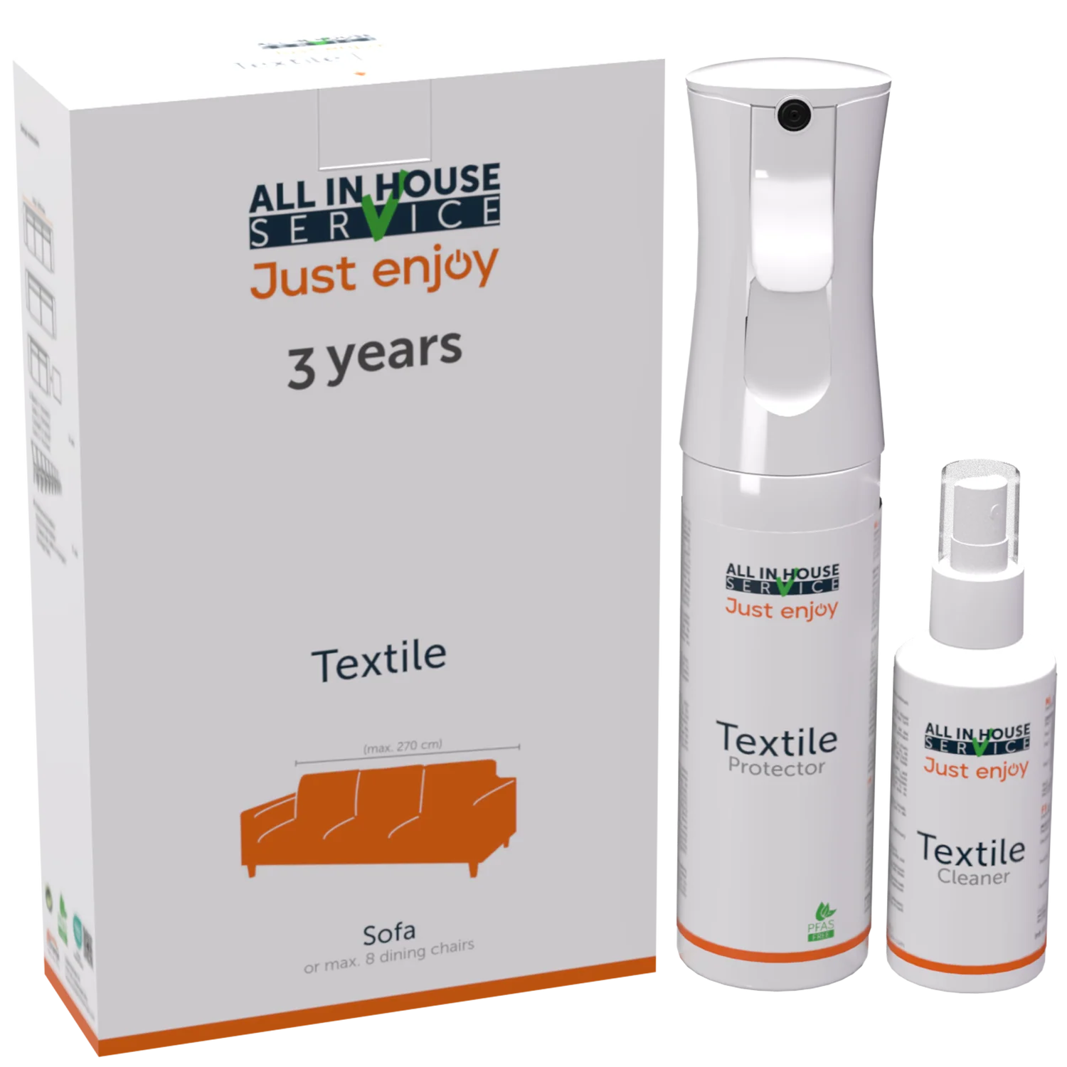 Textiel Bank/Sofa vlekkenservice 3 jaar