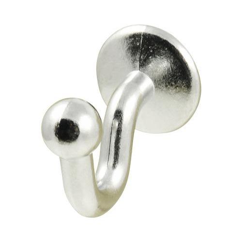Intensions embrassehaak klein chroom 10pp (2 stuks)