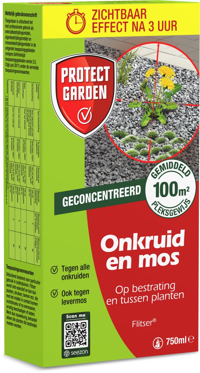 Protect Garden Flitser concentraat onkruid en mos 750ml