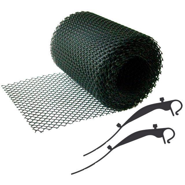 Antivuil-gaas voor dakgoot 16cm/6m