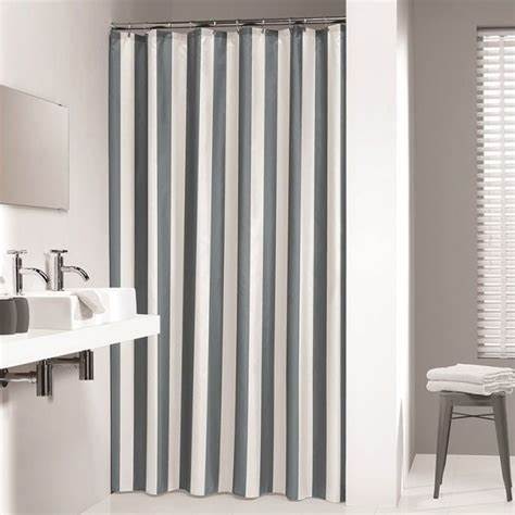 Sealskin Linje douchegordijn polyester 180x200cm grijs