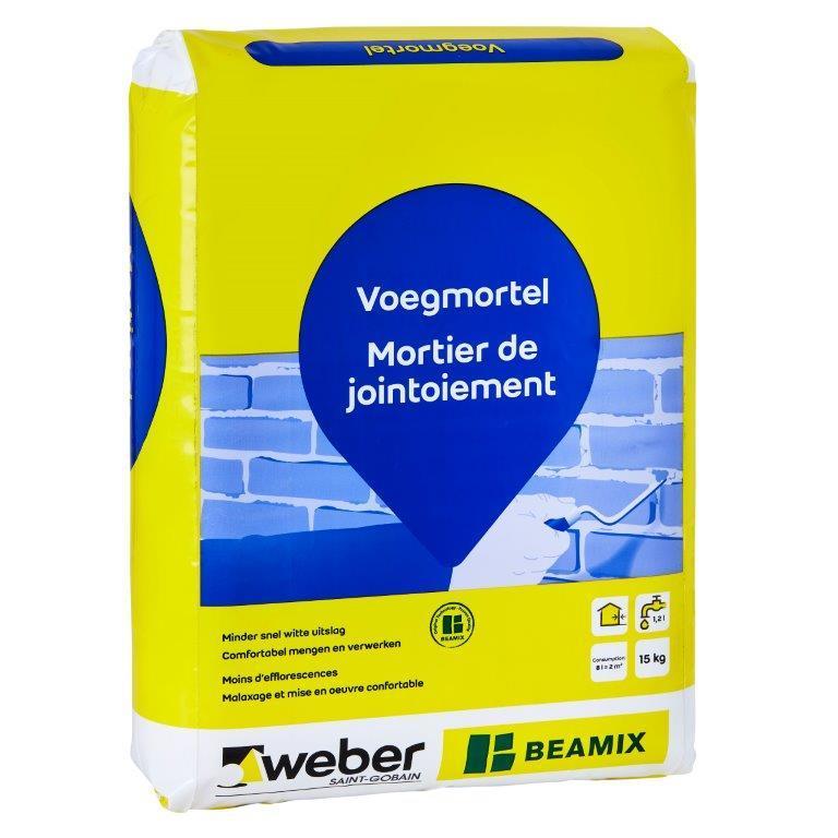 Weber Beamix Voegmortel lichtgrijs 5kg