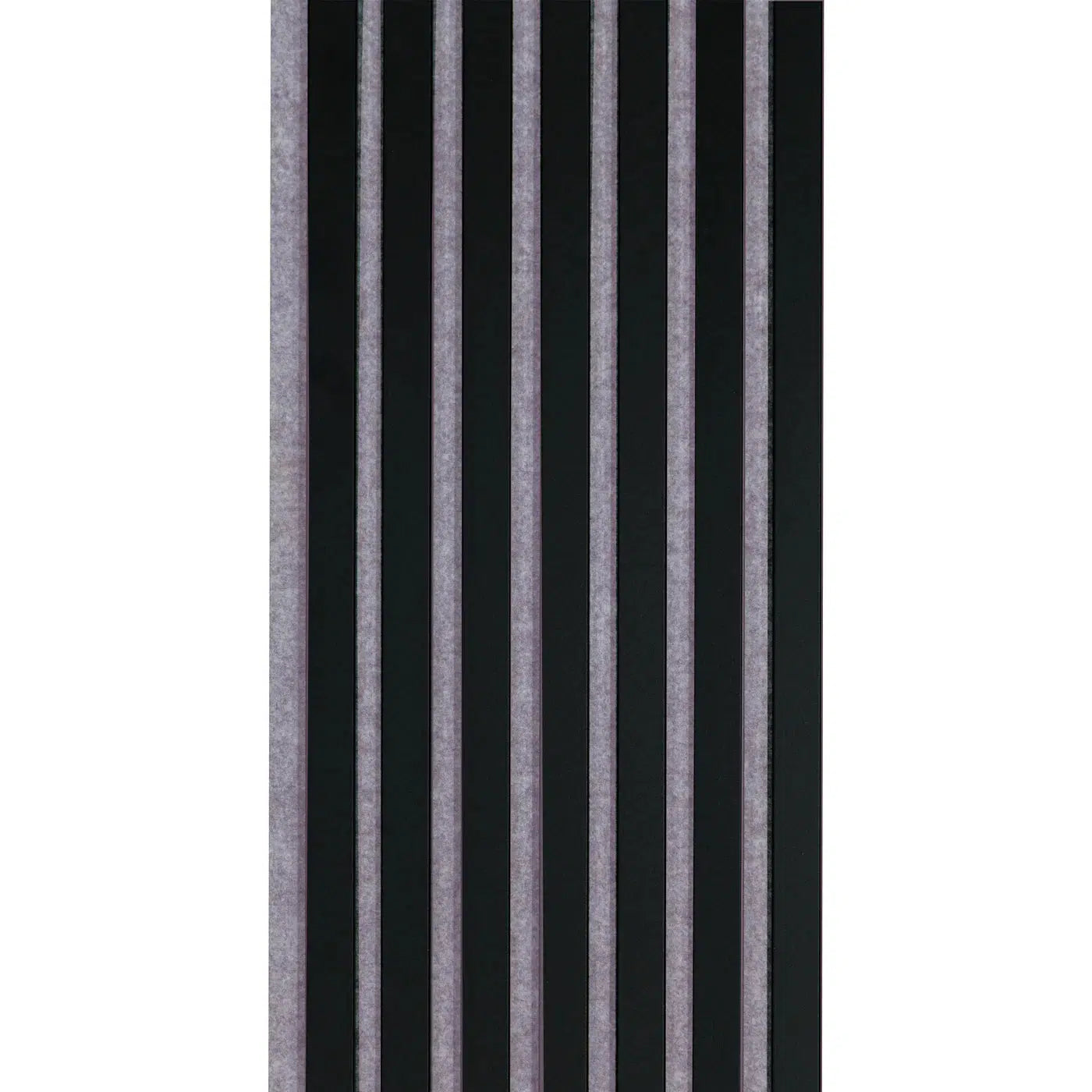 Decowall akoestisch zwart 260x30cm - 2 stuks