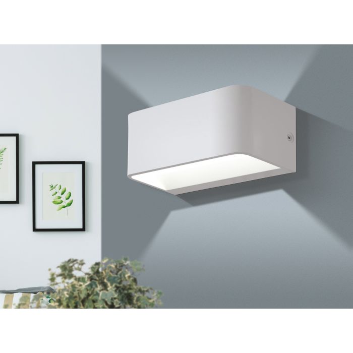 Eglo Sania 4 wandlamp LED 10W wit