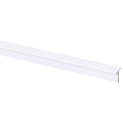 T-profiel kunststof 18x18mm wit 260 cm.