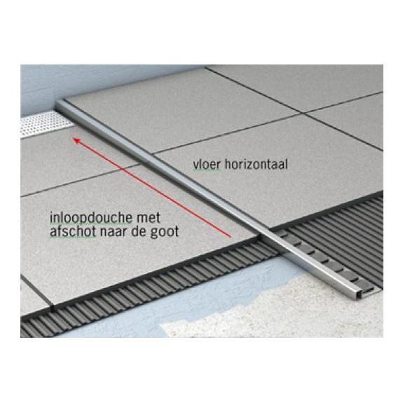 ACO ShowerStep links lengte: 990 mm. electrolitisch