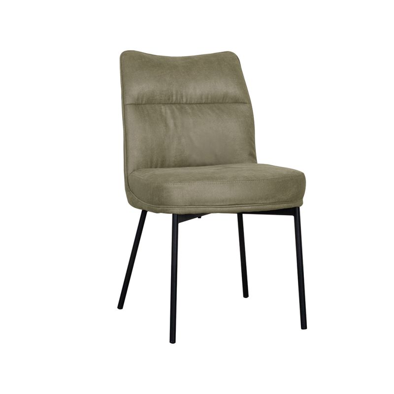 LABEL51 Eetkamerstoel Lennon moss micro suede
