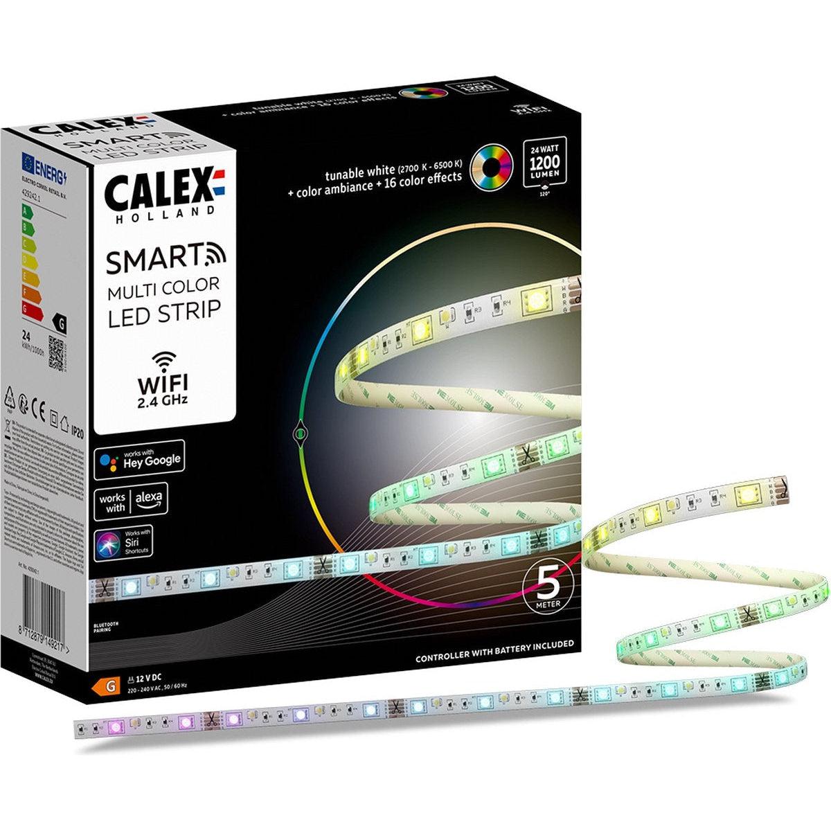 Calex Led Controller Calex Smart LED RGBCCT Striplight 24W 5mtr. inclusief driver ...